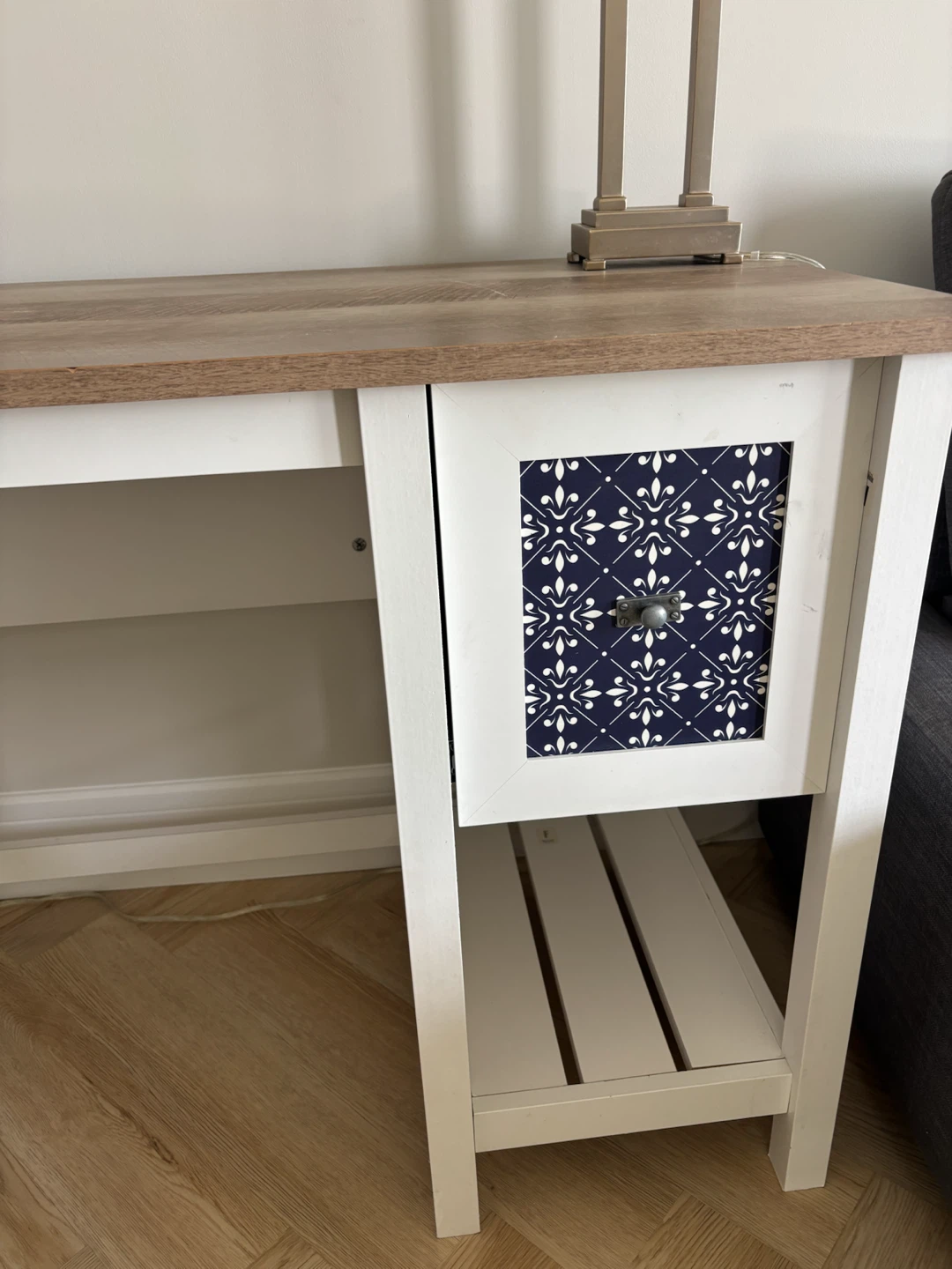 Wayfair White and Wood Grain Desk - photo 3