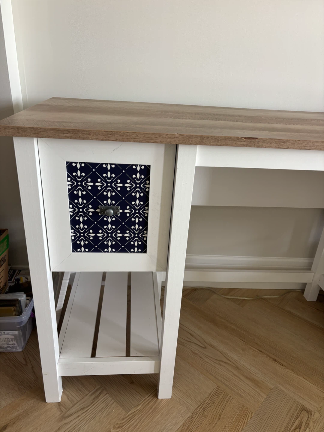Wayfair White and Wood Grain Desk - photo 4