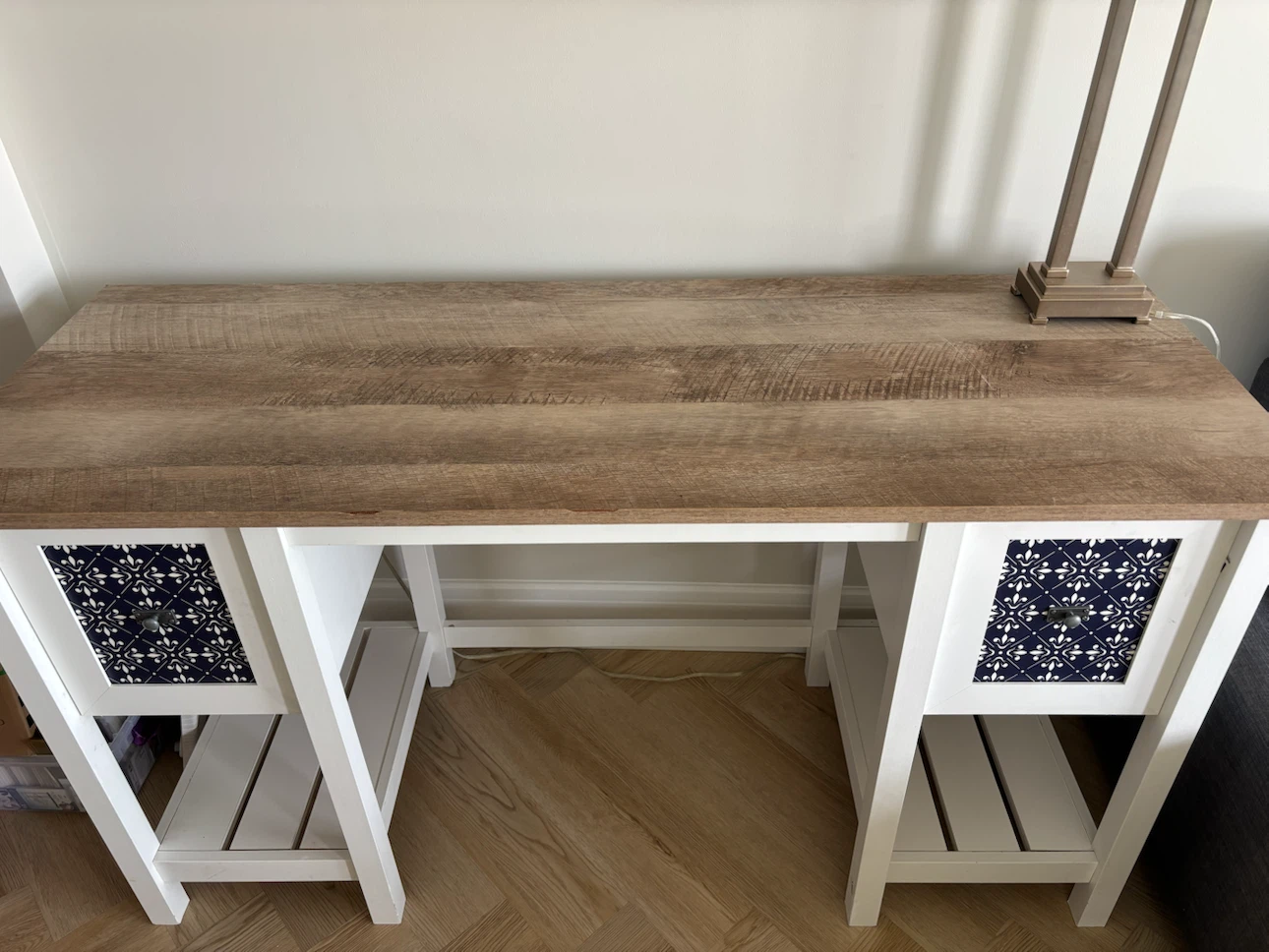 Wayfair White and Wood Grain Desk - photo 5