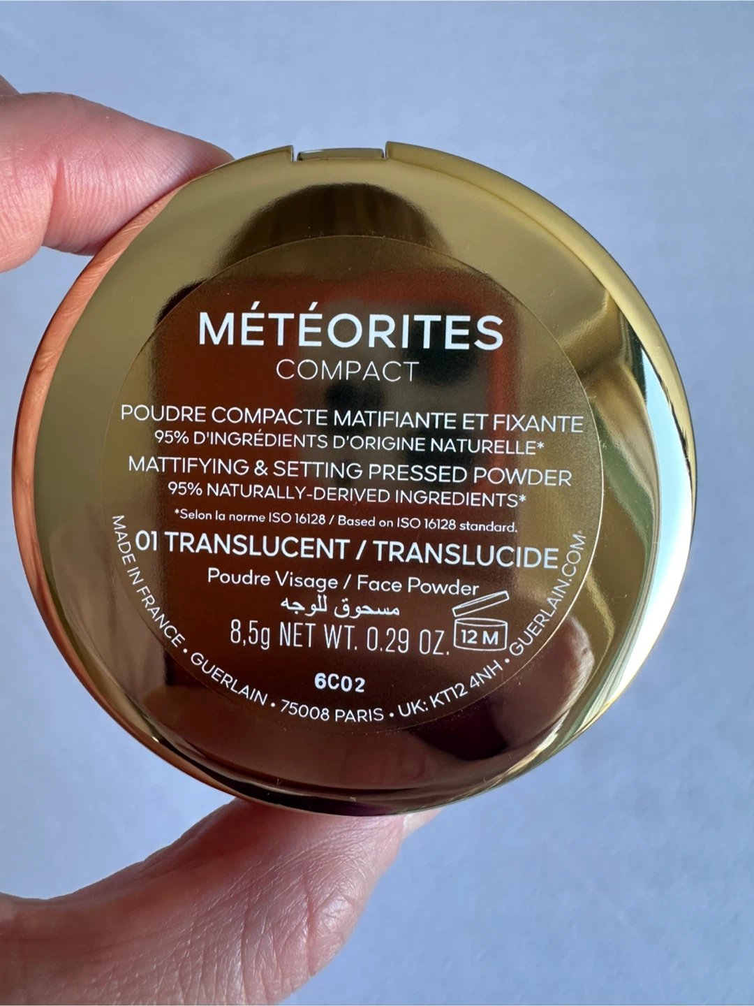 🆕 Guerlain Meteorites Compact Powder 01 Translucent - photo 4