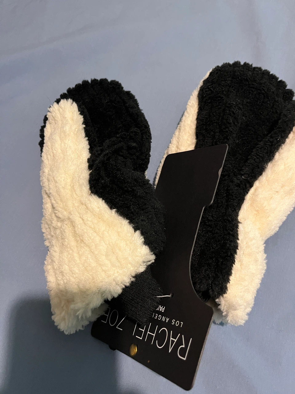Rachel Zoe Black and White Mittens - photo 3