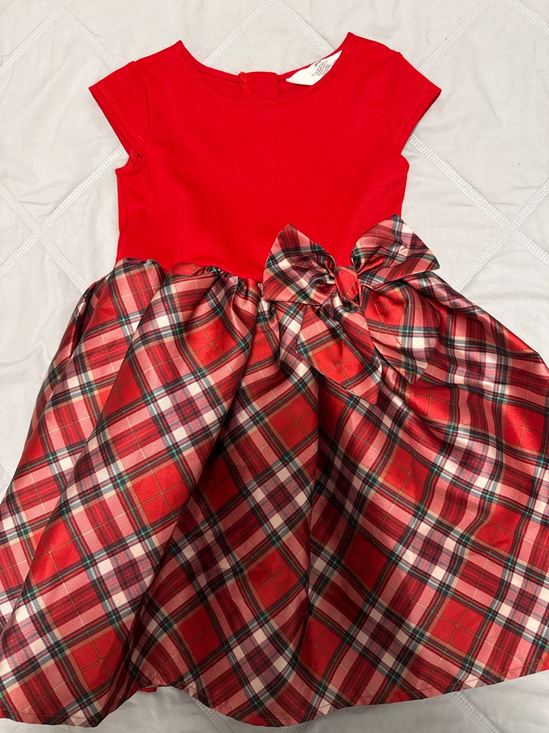 H&M Red Plaid Dress - Size 4-6A