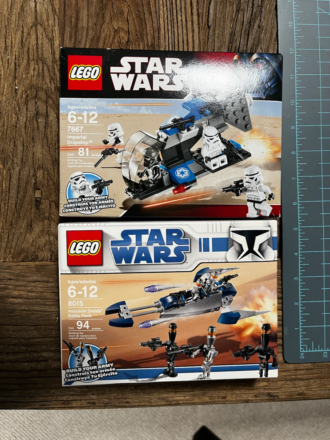 LEGO VINTAGE Star Wars Sets 7667 & 8015 Bundle