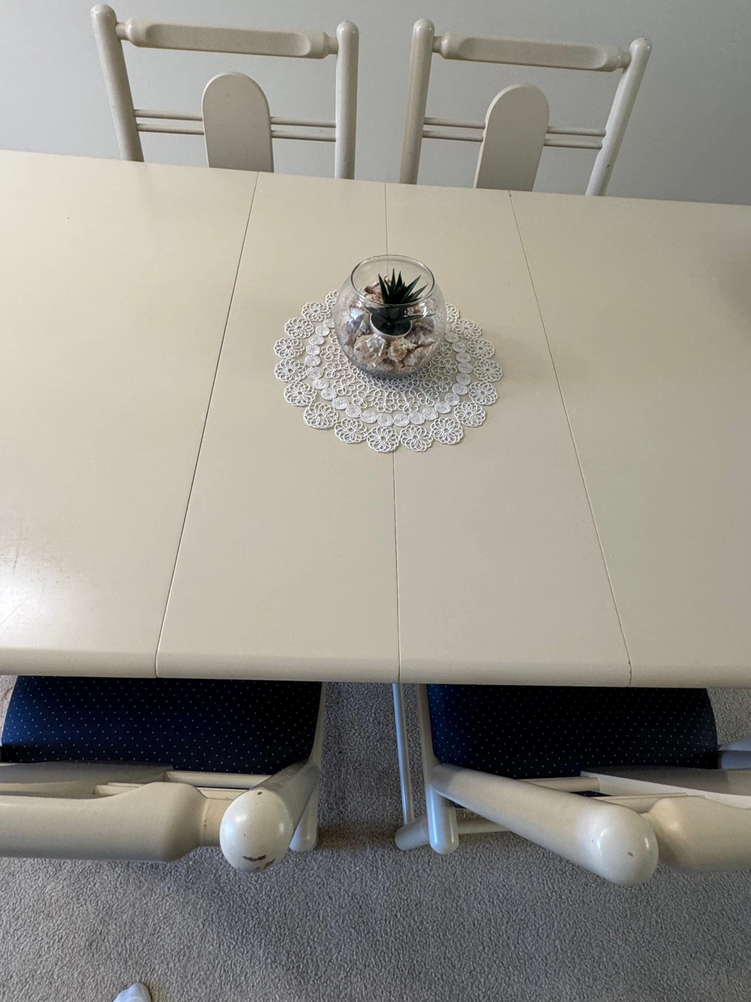 Cream Dining Table and 6 Chairs Set - photo 3