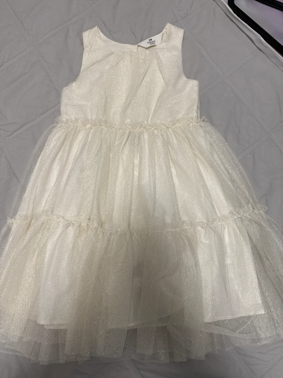 H&M Girls Glittery Tulle Dress