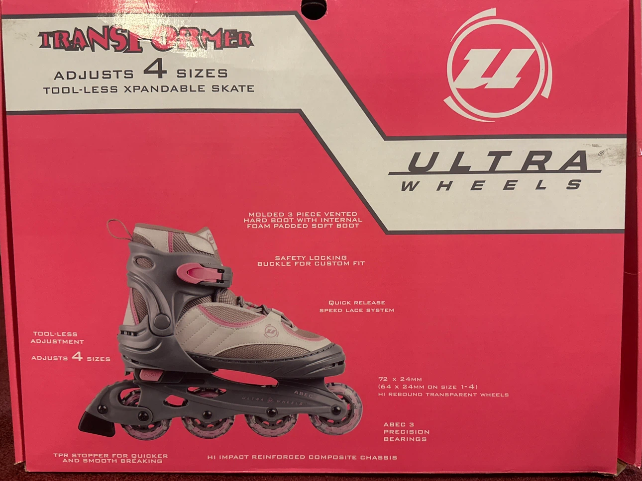 Ultra Wheels Transformer Adjustable Skates
