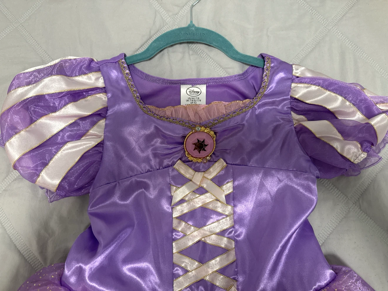 Disney Princess Rapunzel Costume Size 7-8 - photo 3