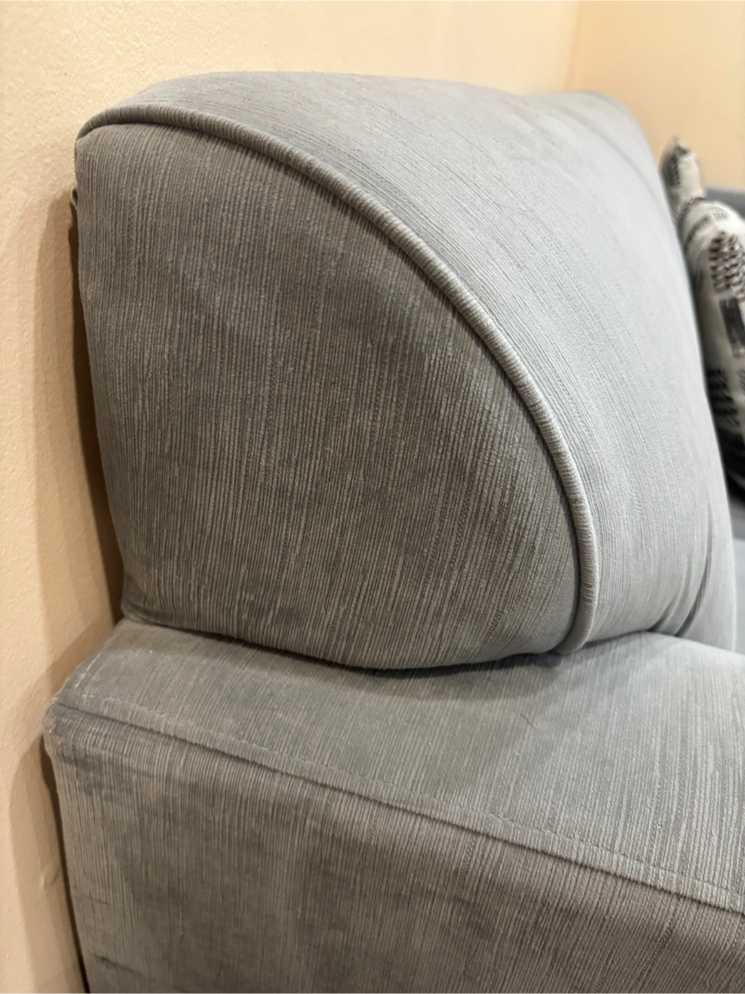 Grey L Shaped Sofa - photo 3