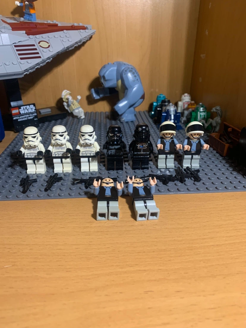 star wars stormtroopers & rebel fleet troopers