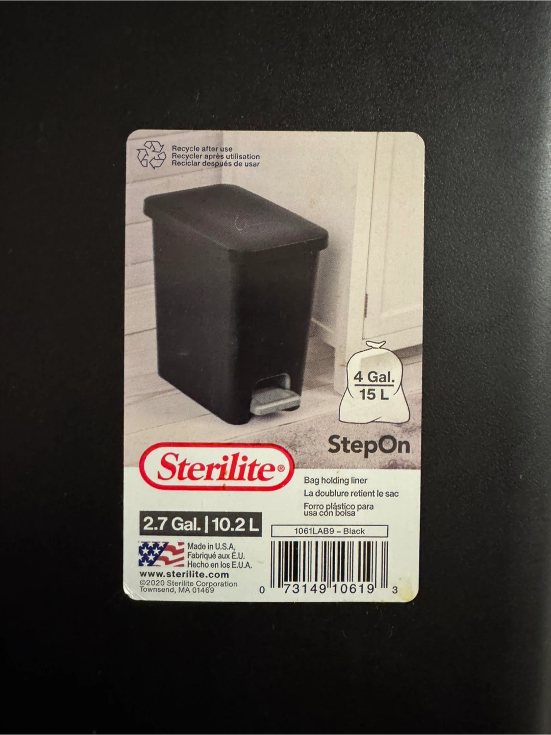 Sterilite Step-On Trashcan - photo 5