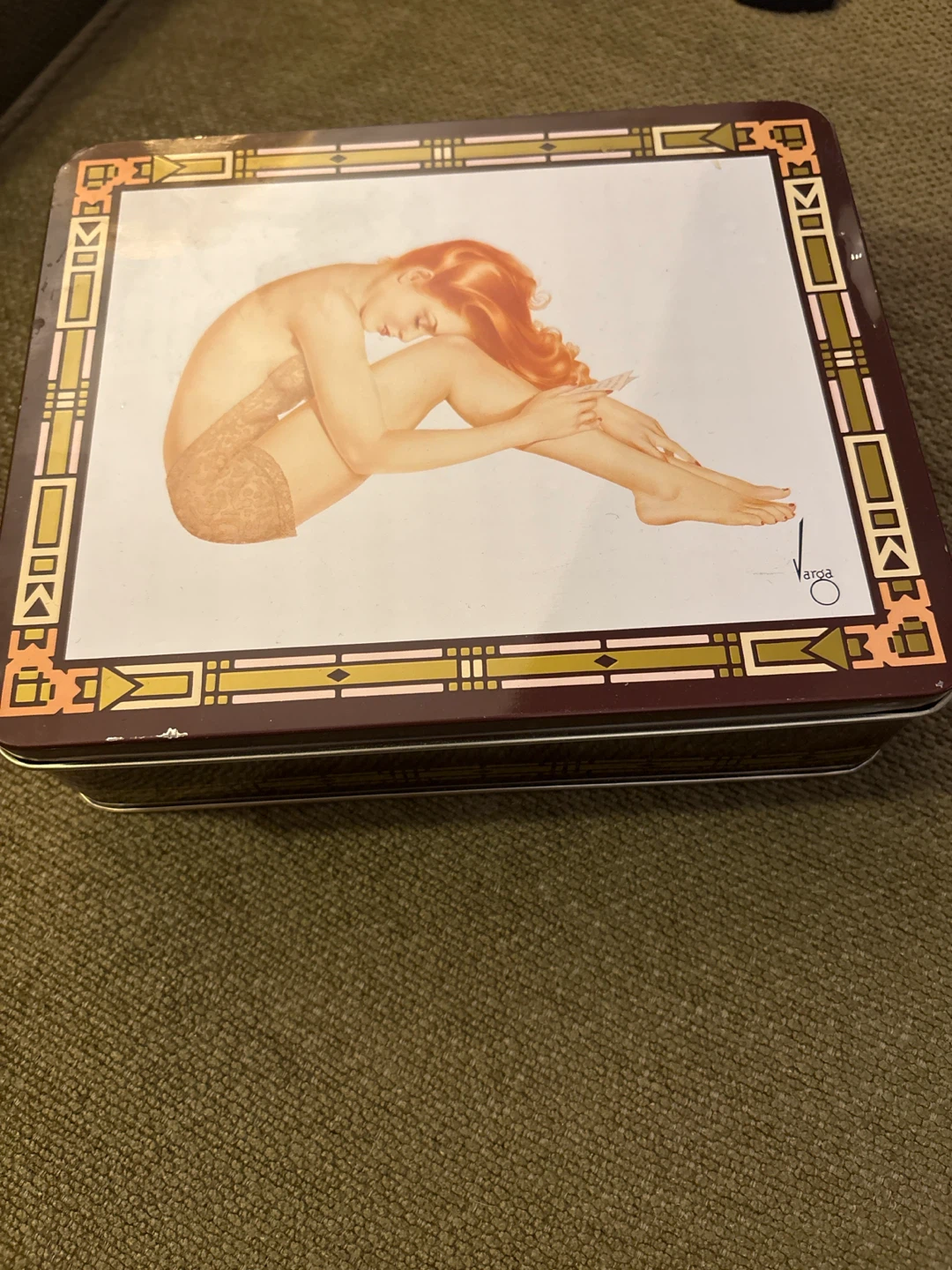 Varga Girl April 1943 Collectible Tin