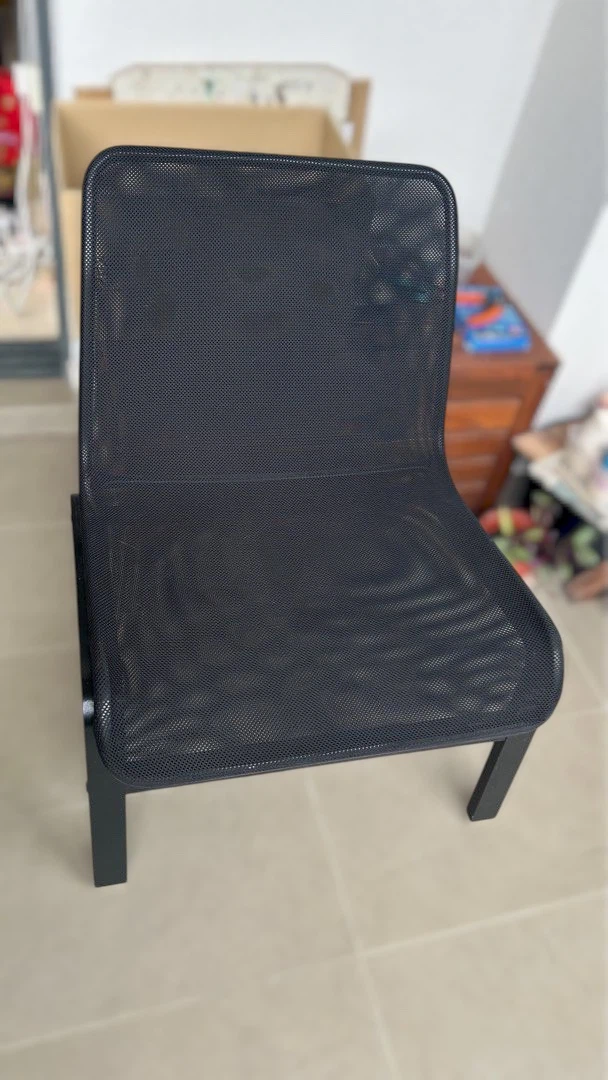 IKEA Nolmyra Mesh Chair – Black, Like New - photo 2