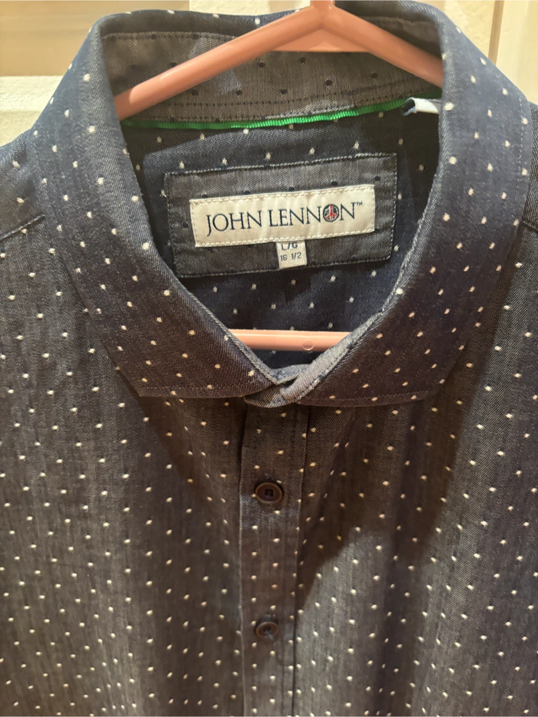 John Lennon long-sleeve shirt large
