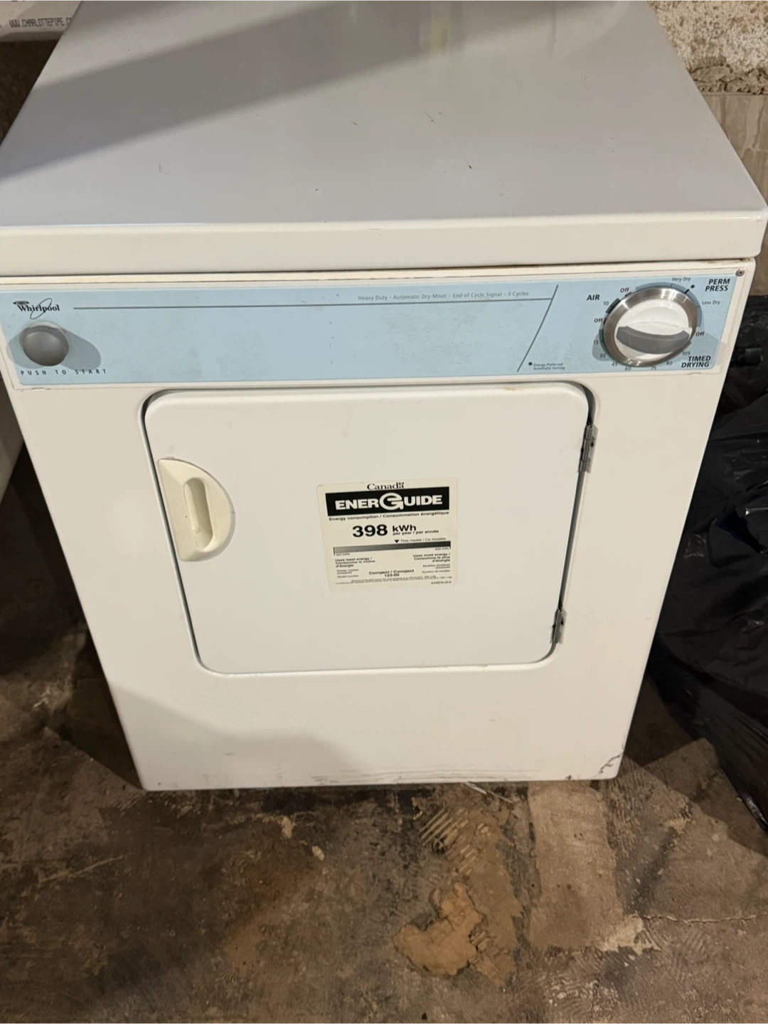 Whirlpool Compact Electric Dryer