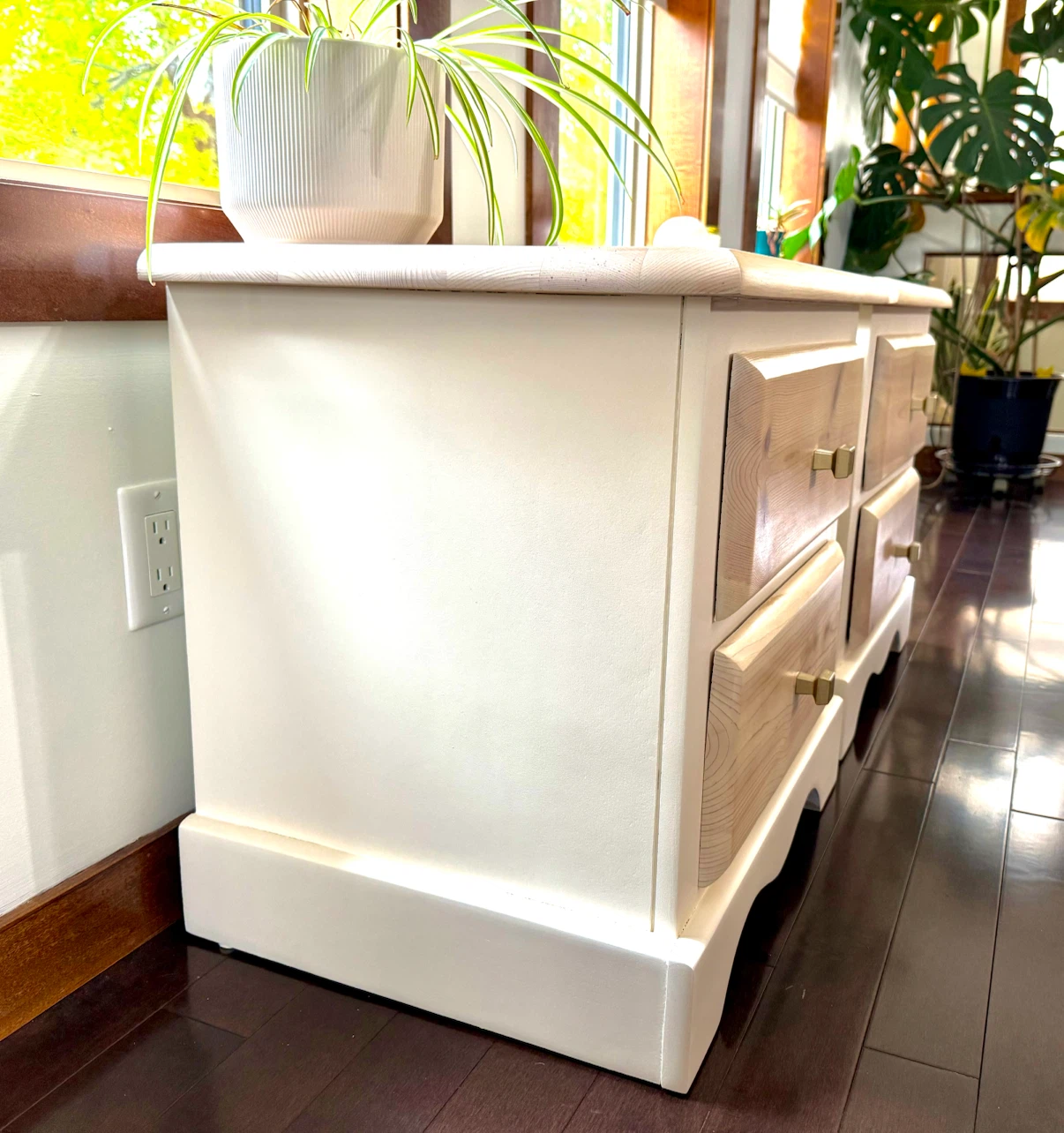 Refinished Modern Farmhouse Style Nightstands - photo 3