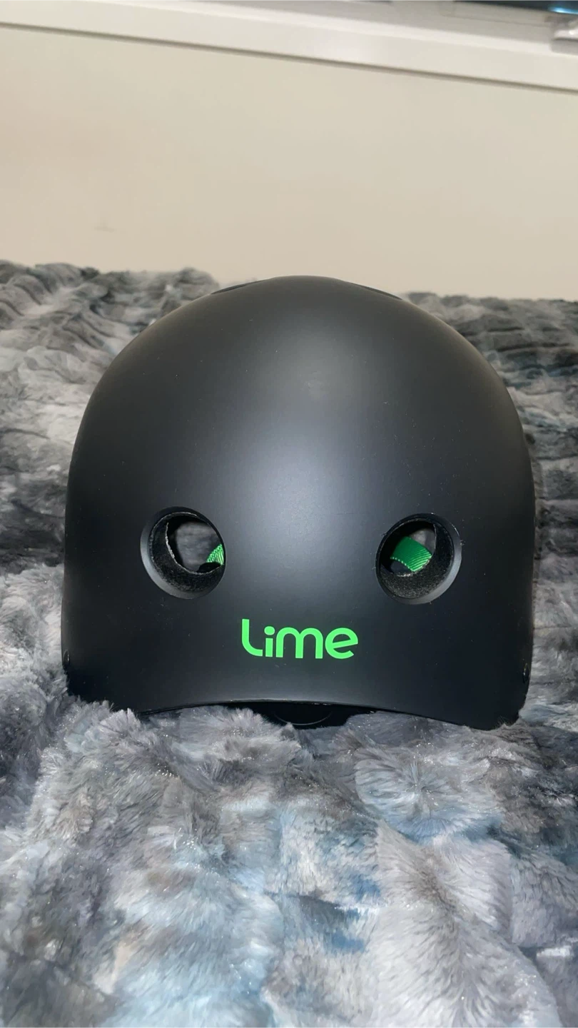 Lime Black Protective Helmet