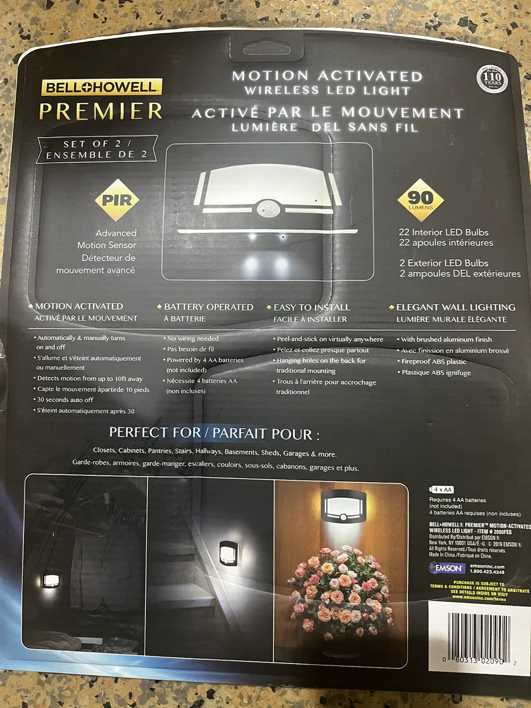 Bell+Howell Premier Motion Activated LED Lights - photo 2