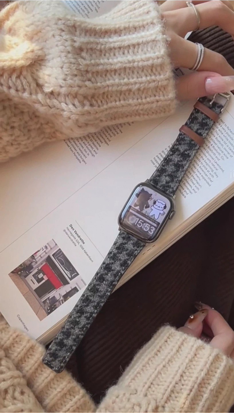 Tweed-Style Apple Watch Band