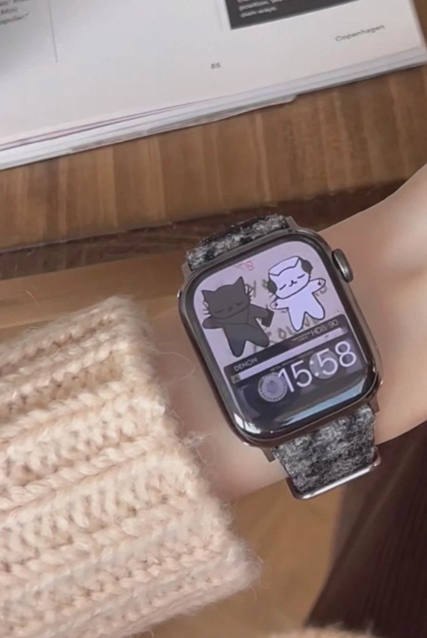 Tweed-Style Apple Watch Band - photo 3