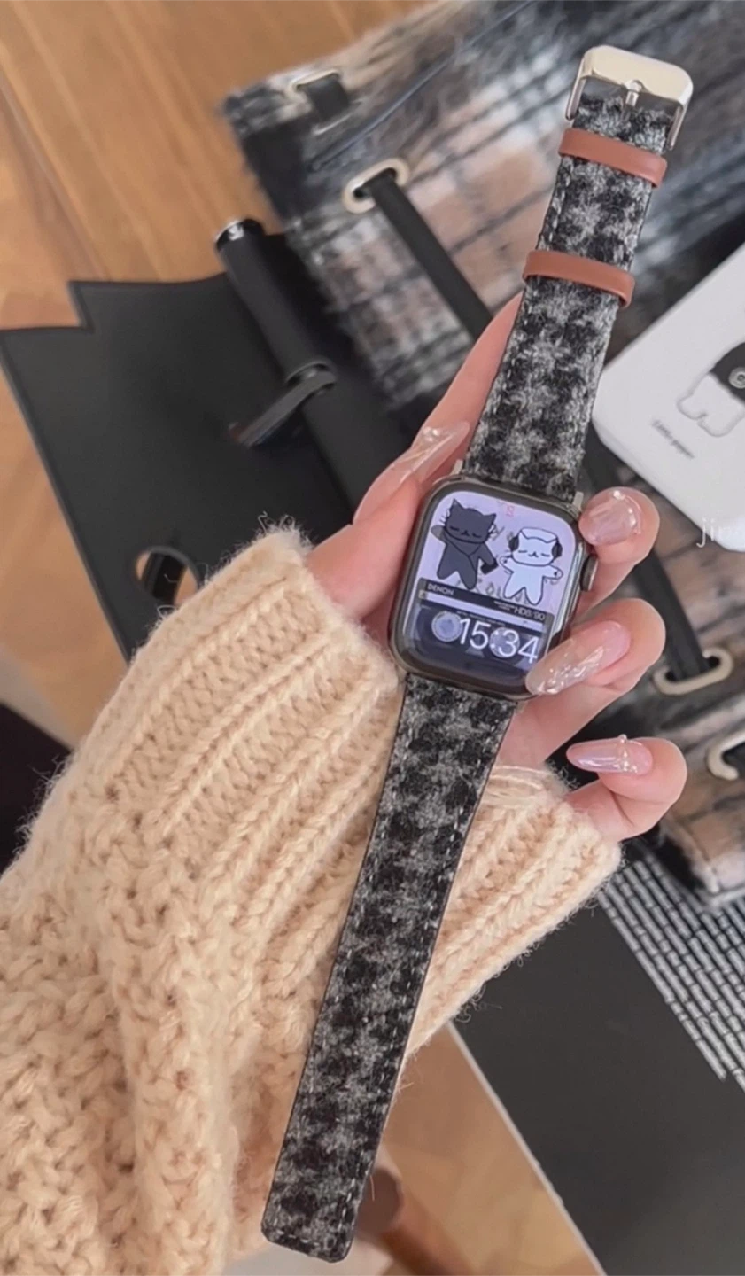 Tweed-Style Apple Watch Band - photo 5