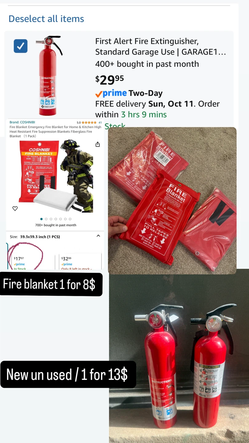 Fire Extinguishers fire blanket