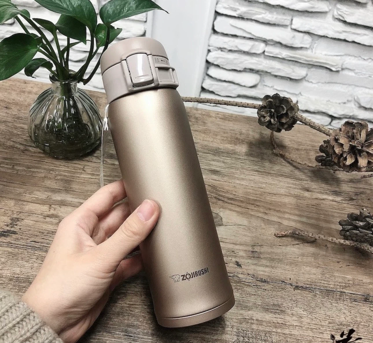 Zojirushi stainless steel vacuum insulated mug