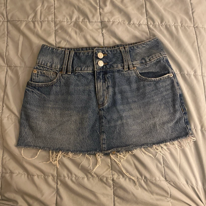 Garage Denim Mini Skirt