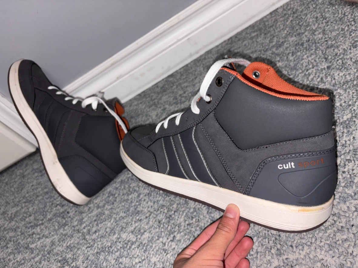 Cult Sport High-Top Sneakers Grey Size 44 - photo 2