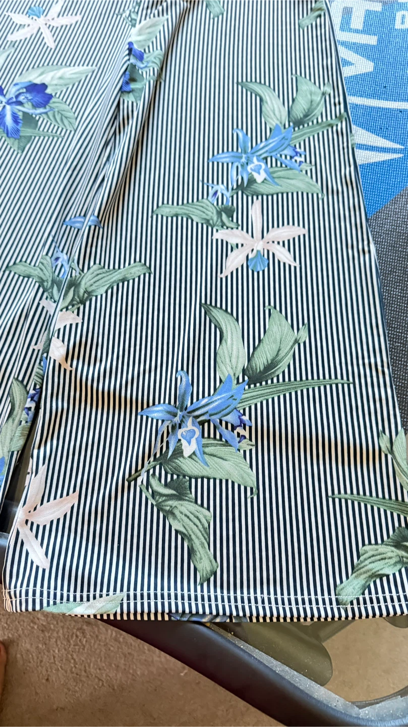 Revamped Floral Stripe Two-Piece Set - photo 2