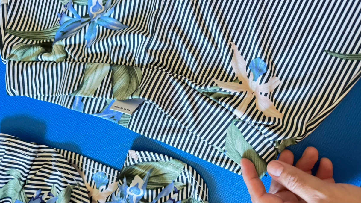 Revamped Floral Stripe Two-Piece Set - photo 5