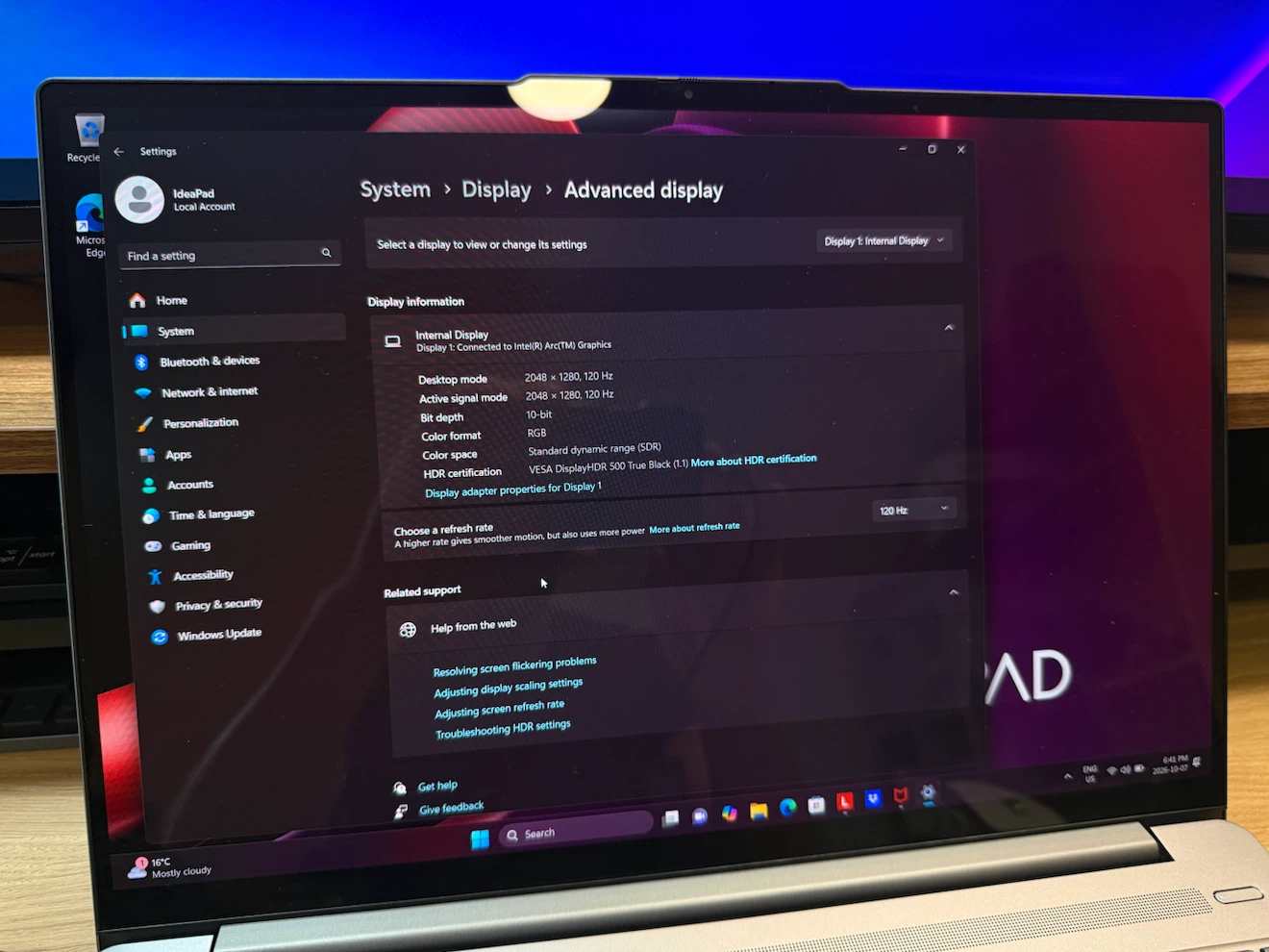 Lenovo IdeaPad Pro 5 - RTX 4050, 3 year warranty OLED - photo 4