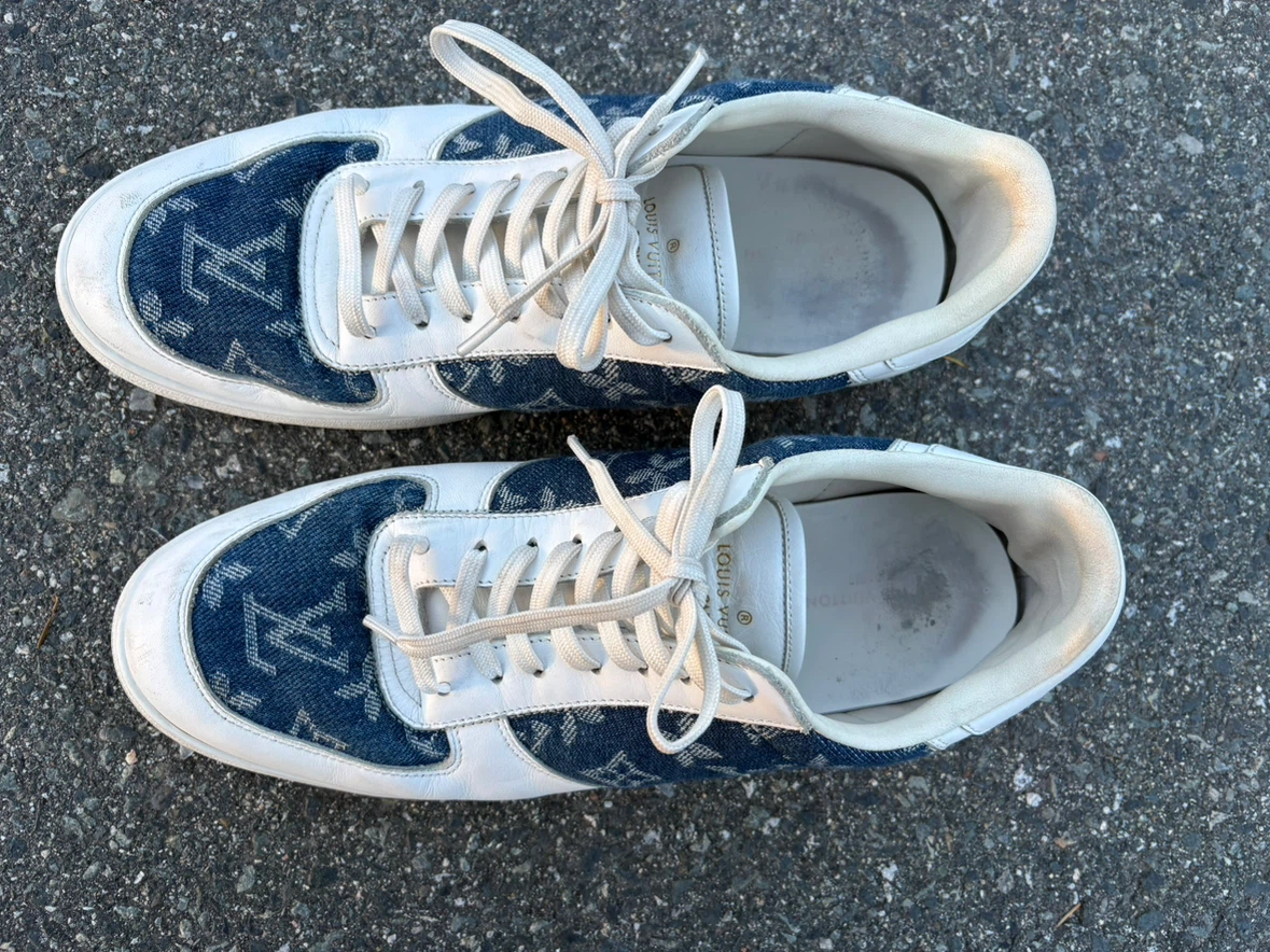 Louis Vuitton Monogram Denim Sneakers - photo 2