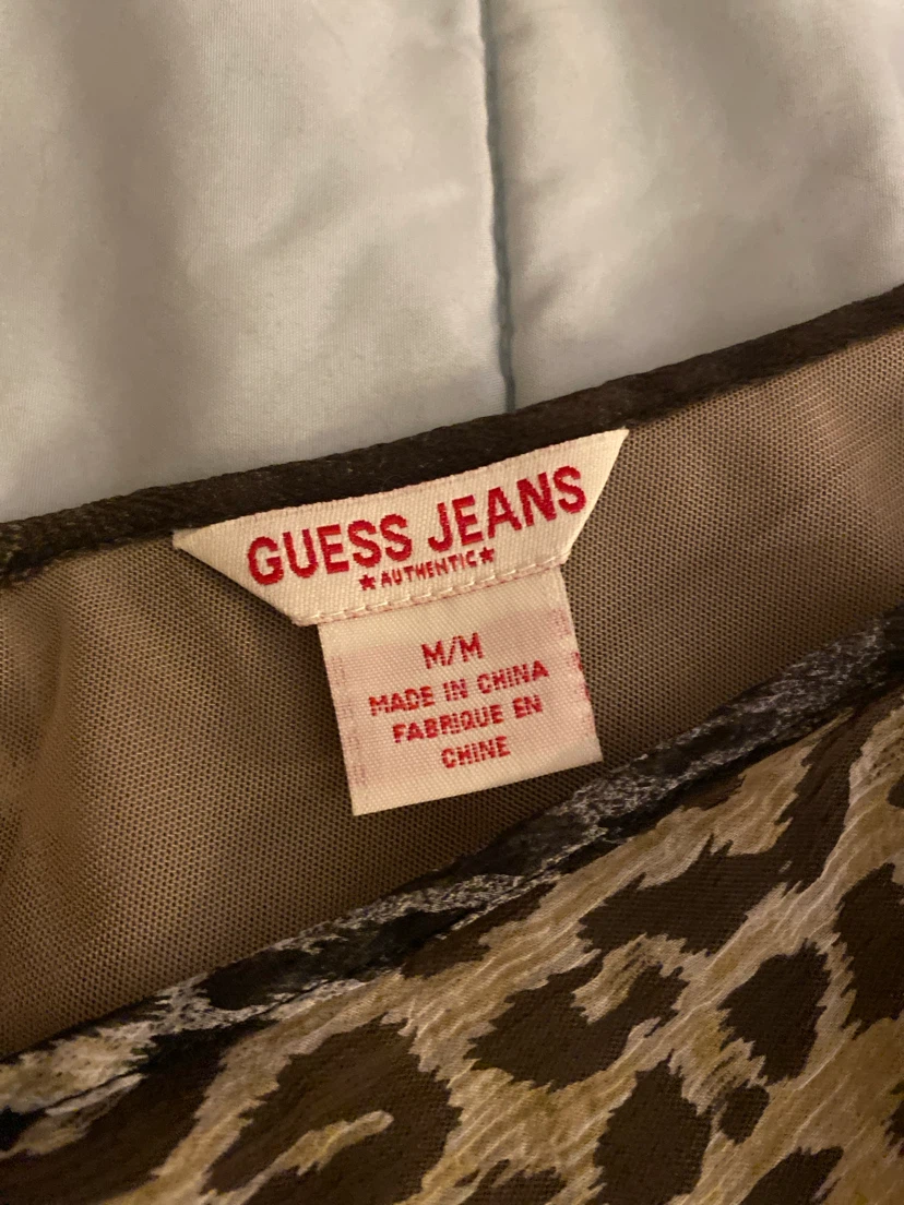 Vintage Guess Leopard Print Mesh Tank - photo 2