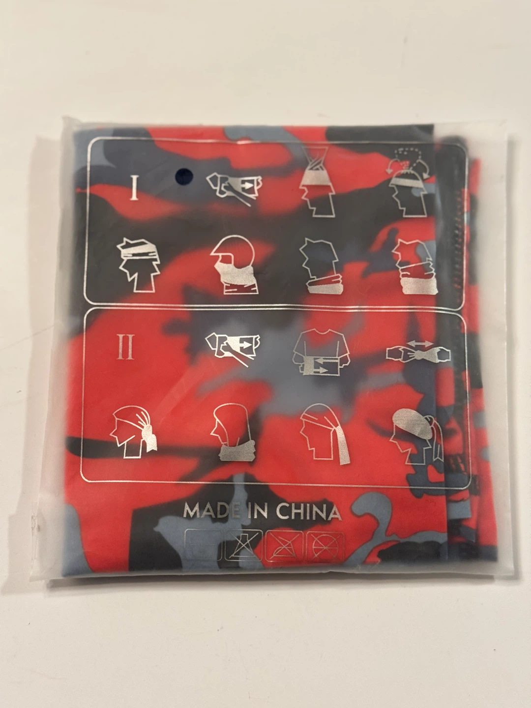Red Camo Multifunctional Headwear