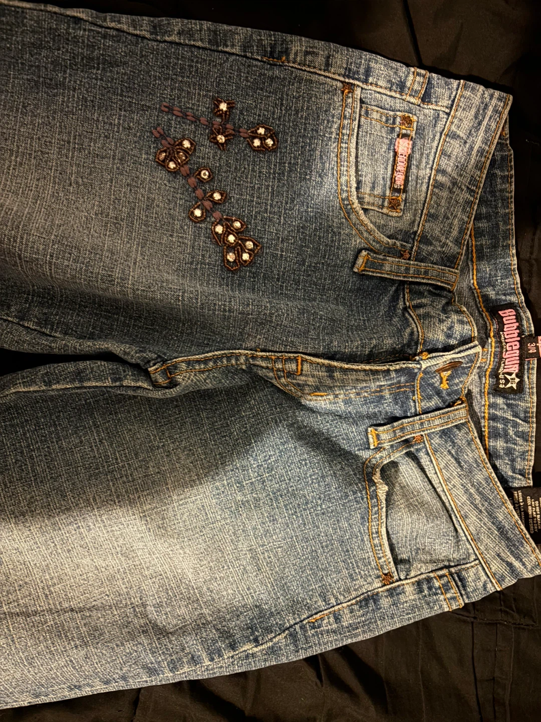 Bubblegum Jeans Floral Detail