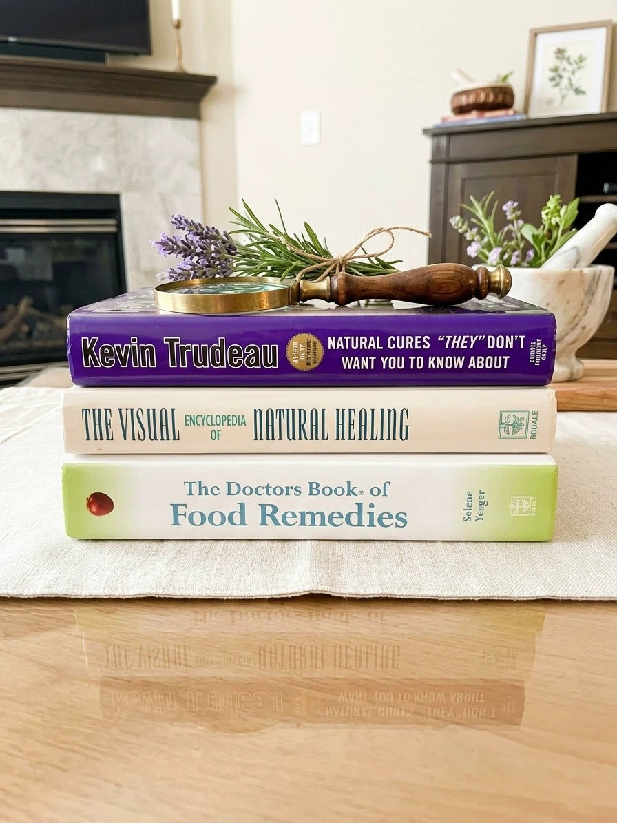 Set of 3 Natural Healing & Health Books – Hardcover Collection