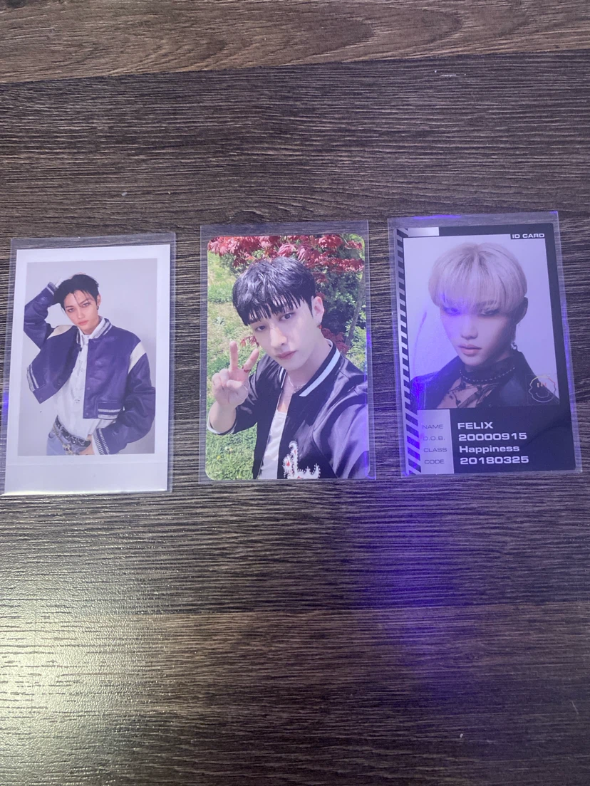 Stray Kids Photocards - Felix and Bang Chan