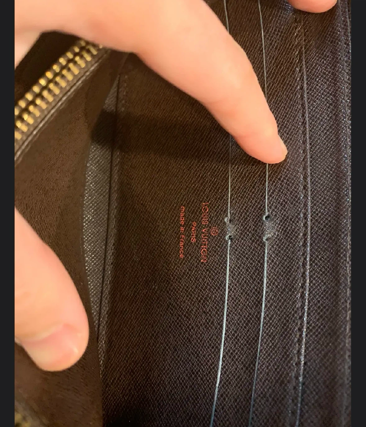 Louis Vuitton Damier Ebene Zippy Wallet - photo 3