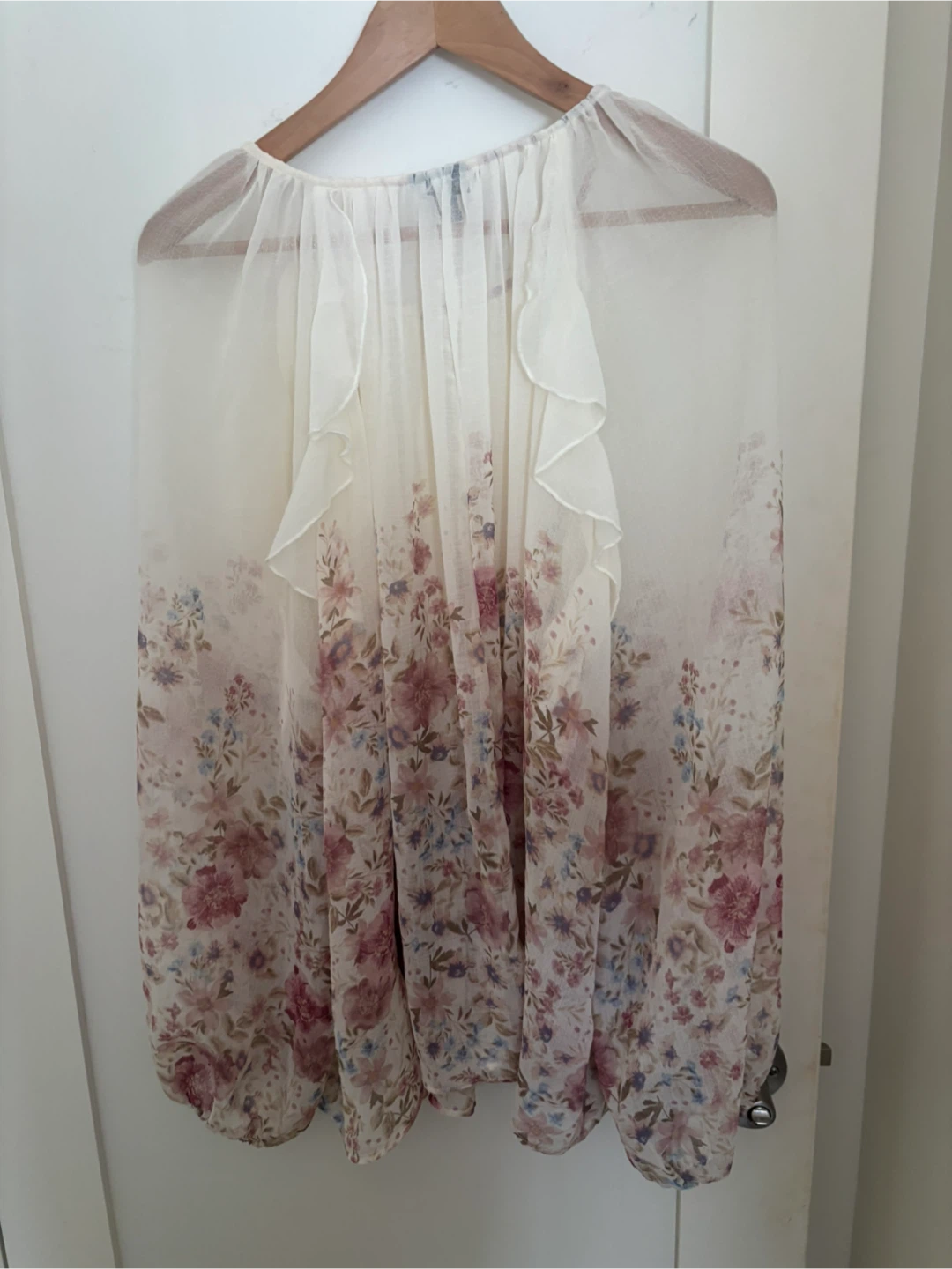 Torrid Floral Sheer Blouse