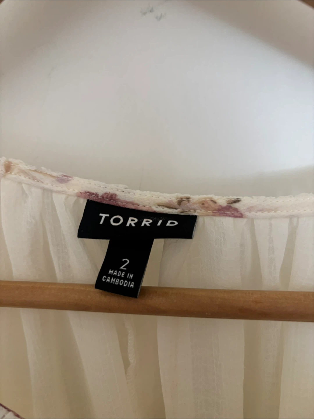 Torrid Floral Sheer Blouse - photo 4