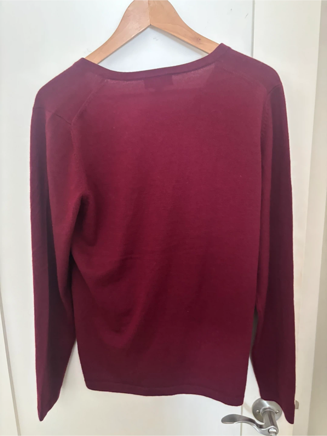 Lord & Taylor Merino Wool V-Neck Sweater