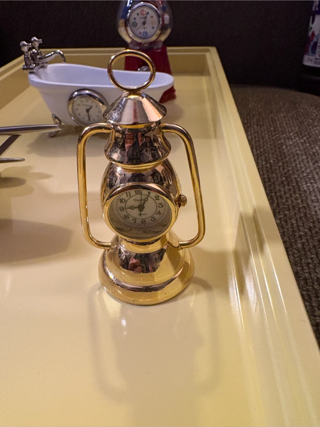 Set of 4 Novelty Miniature Quartz Clocks - photo 2