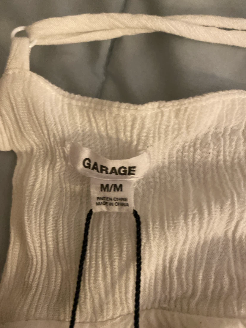 Garage White Babydoll Dress - photo 3