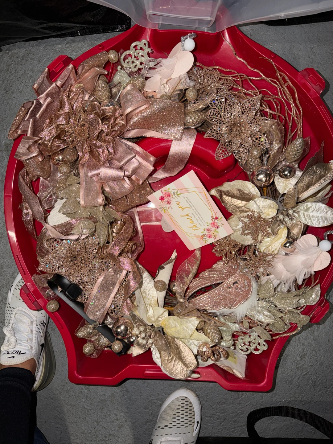 Assorted Rose Gold Christmas Decorations - photo 2