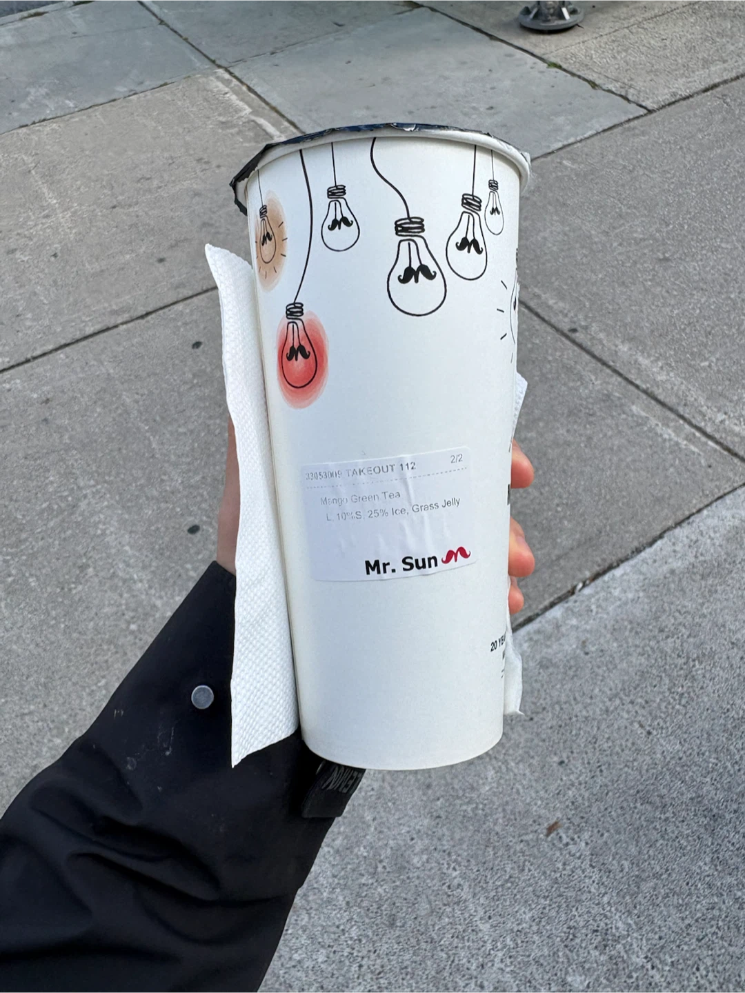 Mr. Sun Mango Green Tea Large