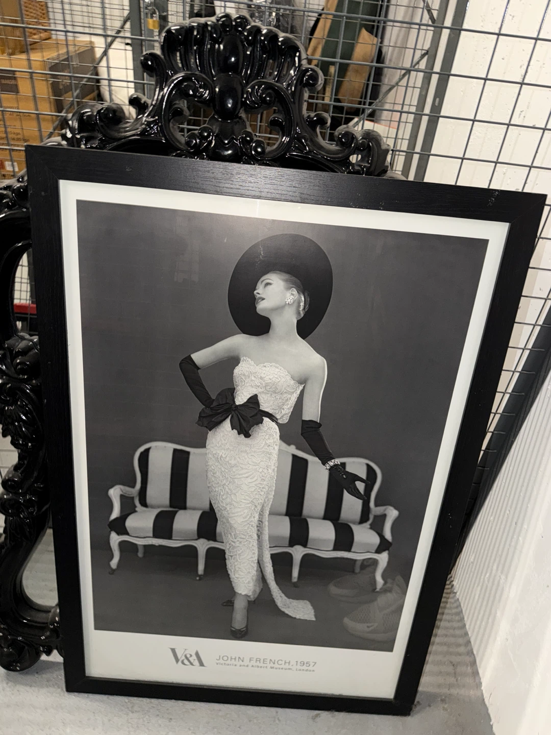 Fashion picture V&A John French 1957 Framed Print