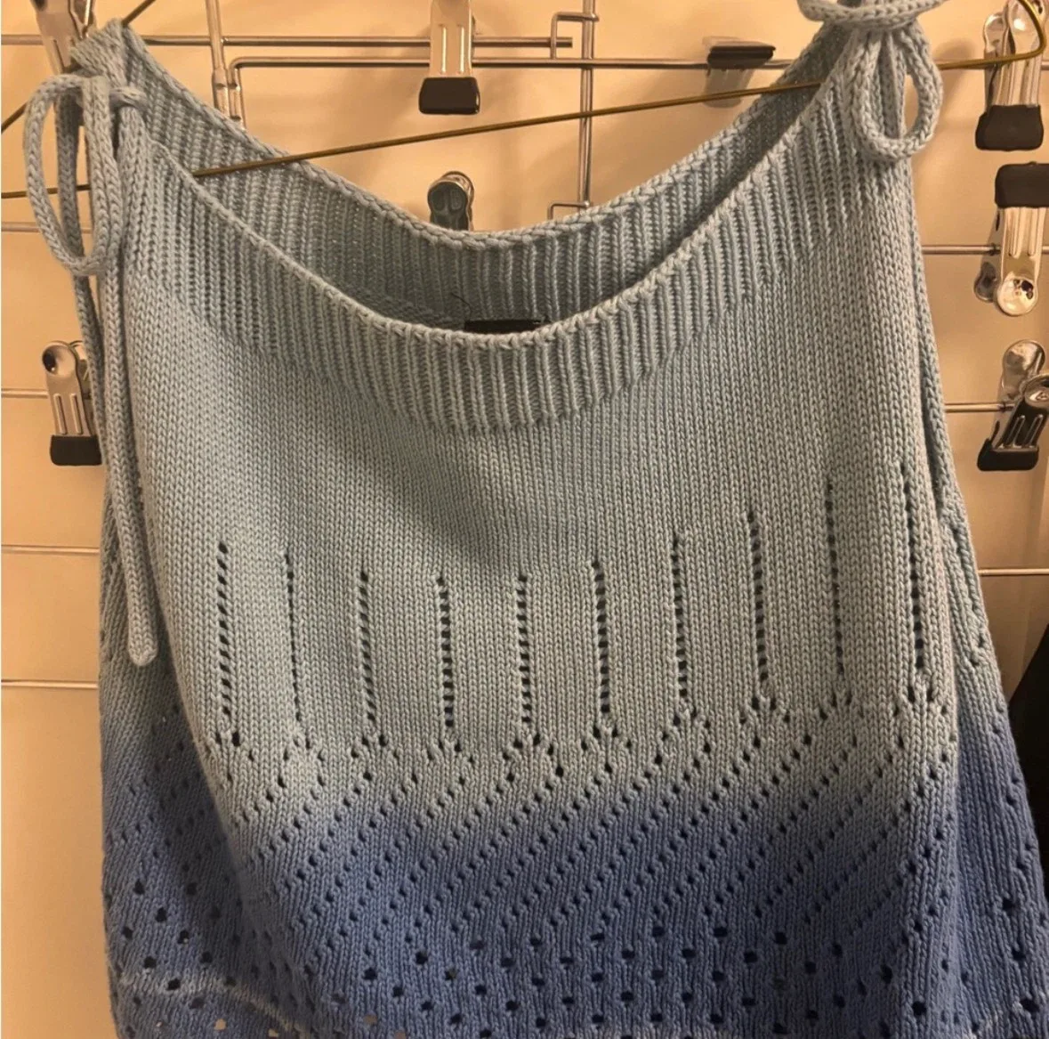 Versace Jeans Couture Blue Ombre Knit Top - photo 4