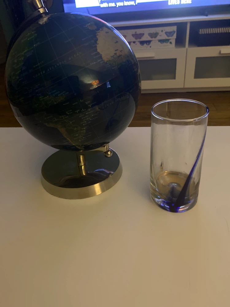 Dark Blue Decorative Globe - photo 2