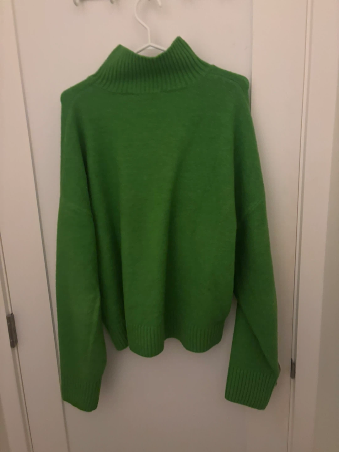 Zara Green Mock Neck Sweater - photo 4