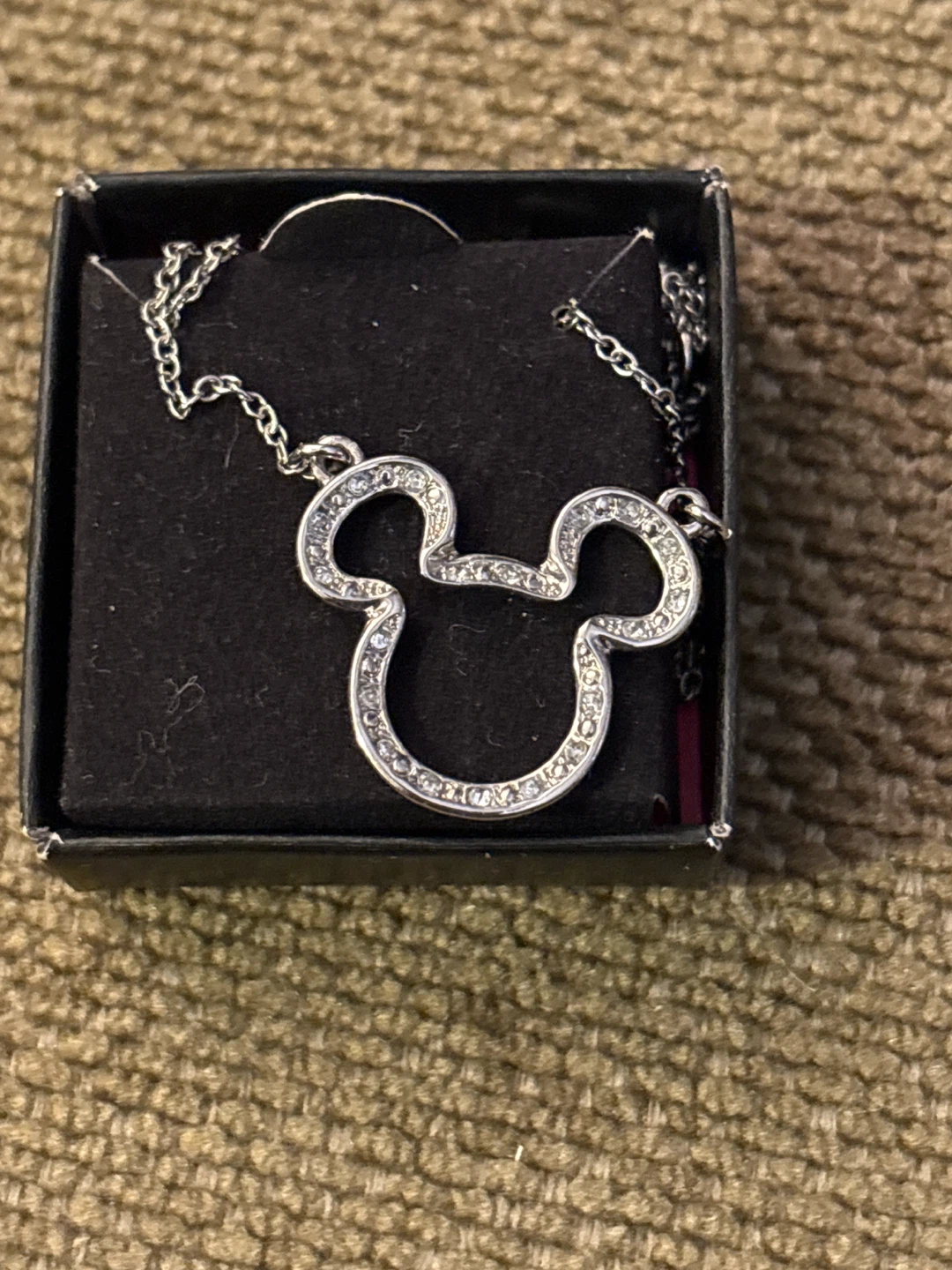 Disney Mickey Mouse Rhinestone Necklace